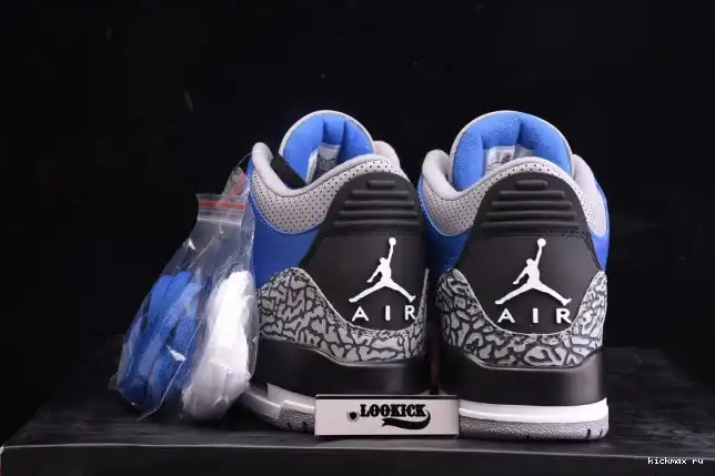 Cheap Kickmax Retro Jordan 3 CT8532 Air 400 Royal' 'Varsity - 0530